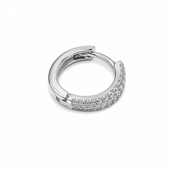 Einzelner Ohrring Idee Preziose dal 1987 in Weißgold Zircone IP.OK18B/223 - IP.OK18B/223